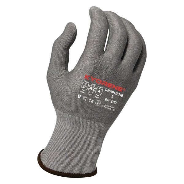 Kyorene 15g Gray Kyorene Graphene A2 Liner (XS) PK Gloves 00-207 (XS)